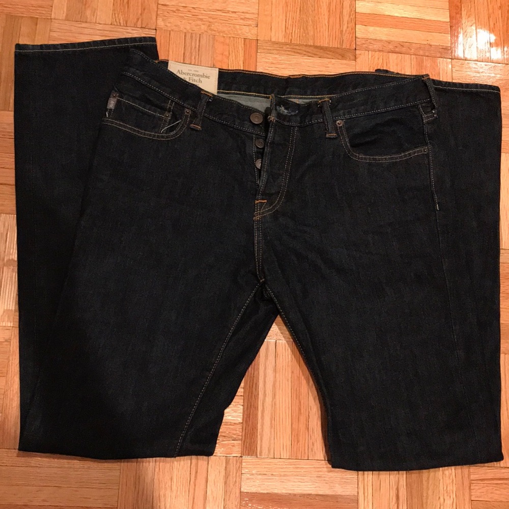 Abercrombie & Fitch Men’s Slim Straight Jeans